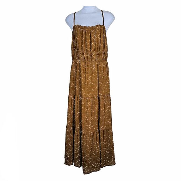 Madewell Dresses & Skirts - NWT Madewell Sophia Cami Tiered Midi Dress in Dot Size 18W